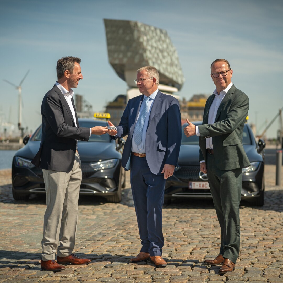 De EQE is de ideale wagen voor texivervoer De EQE is de ideale wagen voor texivervoer