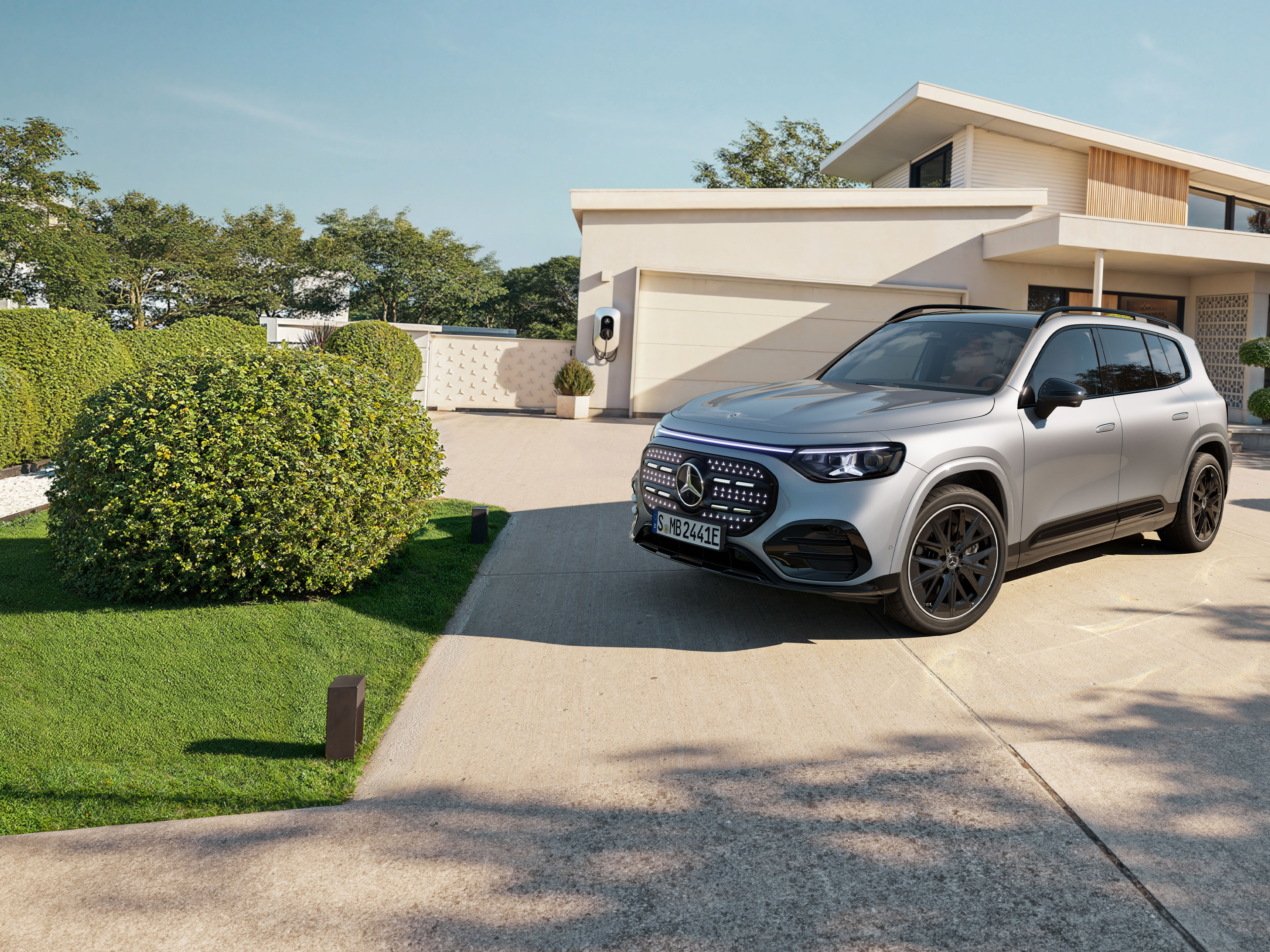 De nieuwe elektrische GLB.