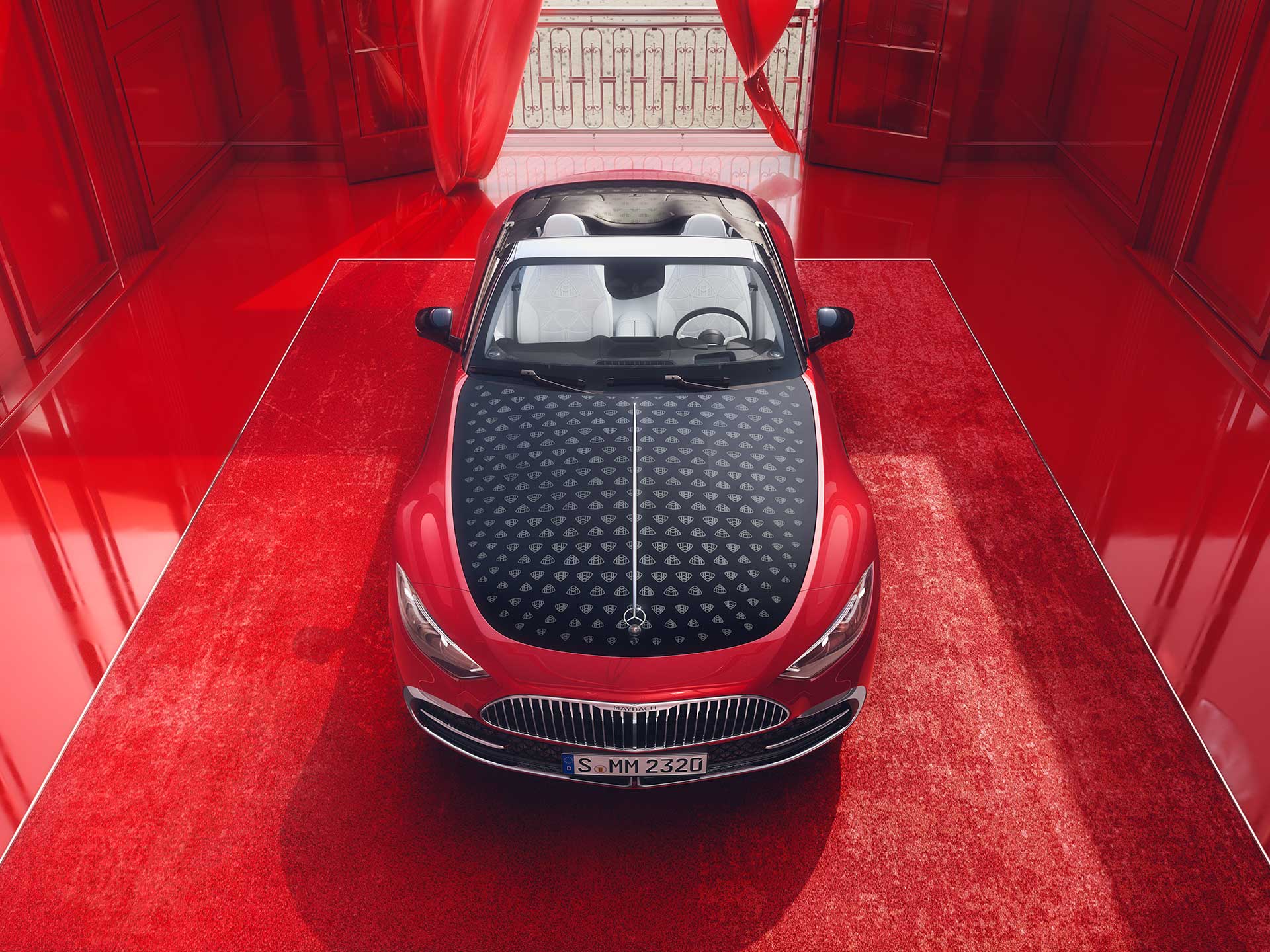 SL 680 | Merk | Mercedes-Maybach Vooraanzicht van de Mercedes-Maybach SL 680.